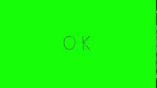 OK noob drawing Green Screen