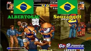 Real Bout Fatal Fury ➤ ALBERTOSJC (Brazil) vs Souzapqdt (Brazil) rbff1