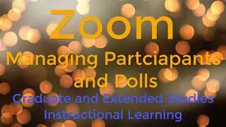 Managing Participants - Zoom