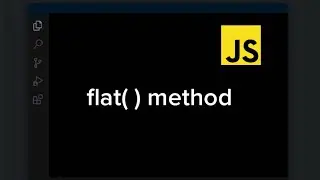 flat( ) method - JavaScript Tutorial 