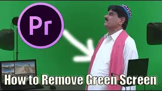 How to Remove Green Screen in Adobe Premiere cc 2020 Chroma Key, Remove Background Tutorial