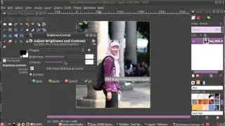 #7 Mencerahkan gambar | GIMP Tutorial Indonesia