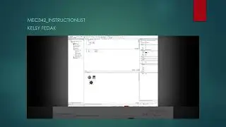 Fedak MEC342 InstructionList