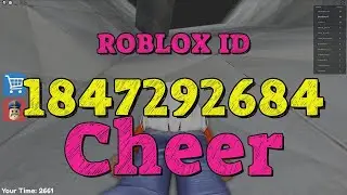 CHEER Roblox Song Codes