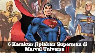 6 Karakter Jiplakan Superman di Marvel Universe‼️