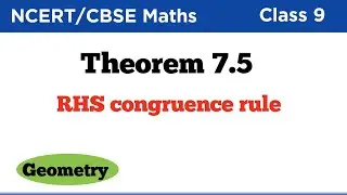 Proof of RHS congruence theorem