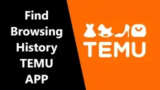 How To Find Your Browsing History On The Temu APP
