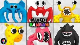 Making BANBAN GANG FANGAME (GARTEN OF BANBAN 3) Polymer Clay | PlastiVerse