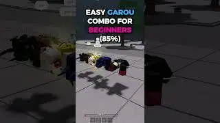 Easy Garou Combo For Beginners 85% || The Strongest Battlegrounds