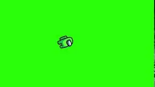 Among Us - Light Green - Ejected / Space Ride - Green Screen - FREE
