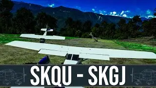 🔴 SKQU to SKGJ: Exploring Colombia in the Taildragger C152 - with Touch-and-Gos!