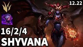Shyvana Jungle vs Nidalee - KR Master | Patch 12.22