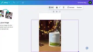 How to Create a Mockup Christmas Mug - Canva Techniques
