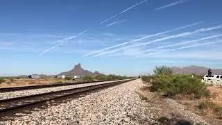 Big Boy 4014 at Picacho Peak, Arizona