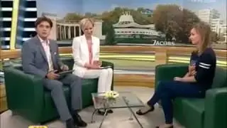 Ольга Кельберг (Морозова) в студии Сніданок