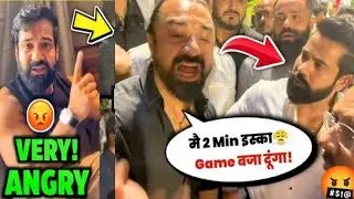 Ajaz Khan vs Rajveer Shishodia Full F!ght Video, Rajveer Shishodia Vs Ajaz Khan Controversy