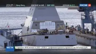 Новый американский эсминец застрял в Панамском канале