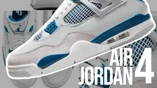 Nike Air Jordan 4 Military Blue обзор