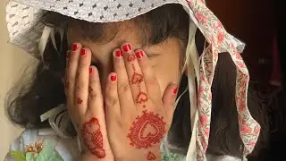 Happy Eid 😍| Learn How to walk blindly 😝 by Anamta Arslan ch | Cute Video | Mac Creations