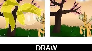 Apple jack in garden bonzaï japonese - SpeedPaint MLP