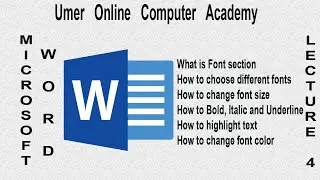 how to change font in ms word, how to bold text in ms word, how to change font size in ms word