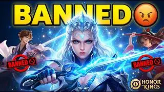 Top 3 BANNED Heroes in Honor of Kings India 😡
