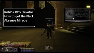 Roblox RPG Elevator Black Absence