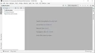 Java GUI Calculator with IntelliJ beginning (Part 1)