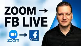 How To Stream Zoom on Facebook Live | Mike Hobbs