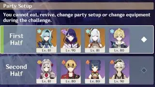 [Genshin Impact] Latest 3.5 Spiral Abyss Floor 11-Eula and Noelle Carry