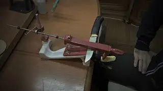 Заточка фикса в линзу на точилке ЖУК - весь процесс с объяснениями