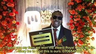 Miruri Gospel Awards Dj Dimples, the director of Royal King's Media, received awards.