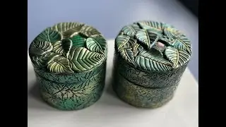 Make a polymer clay box  - part 2