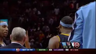 Carmelo Anthony Game Winning Shot in OT!