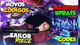NOVOS CÓDIGOS NO SAILOR PIECE CODES ABRIL 2026 + TODOS OS CÓDIGOS ROBLOX