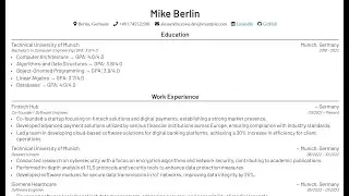 Free AI Resume Builder - Create Tailored Resume with AIHawk Resume Builder