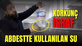 Abdest alırken yapılan büyük israf! (uygulamalı)