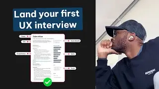 Entry Level #001 | 3 reasons why you don't get UX interviews... yet