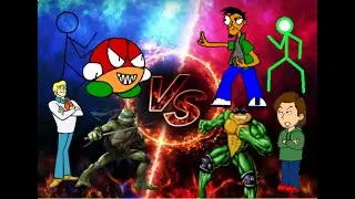 Mugen Request Team Leonardo vs Team Rash