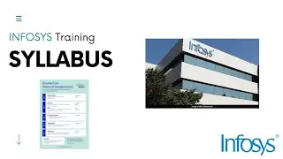 Infosys Training Syllabus