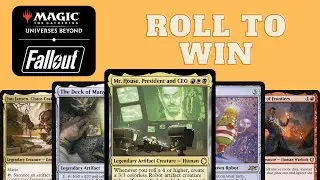 Wait, Dice Rolling Can be THIS good?! | Mr. House, President and CEO EDH Deck Tech | MTG X Fallout