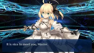 Fate/Grand Order - Altria/Artoria Pendragon (Lily) Summon Voice line
