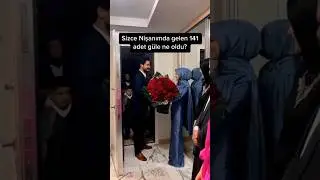 Nişanda Gelen 141 Gülü Bakın Ne Yapmış😍