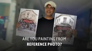 Painting from REFERENCE Photo? Let’s Simplify This (Watercolor Ideas)
