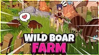Wild Boar Farm Build Tutorial - Genshin Impact Housing System
