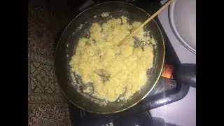 Узбекская халва Чеченская халва ХАЛВА ИЗ НЕЧЕГО МУКА САХАР И МАСЛО
