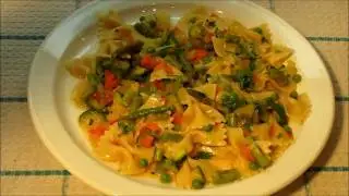 Primavera Pasta Farfalle - The Insanely Sexy Potato Show