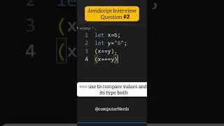 2. JS Interview Question for fresher #shorts #javascriptinterviewquestions