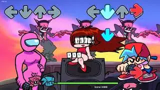 Vs Ms.Pink | Among Us Logic Friday Night Funkin Skin