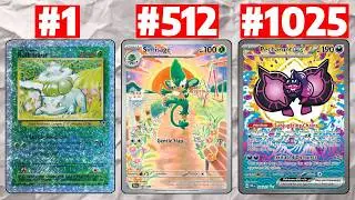 MOST EXPENSIVE Card for EVERY Pokemon EVER